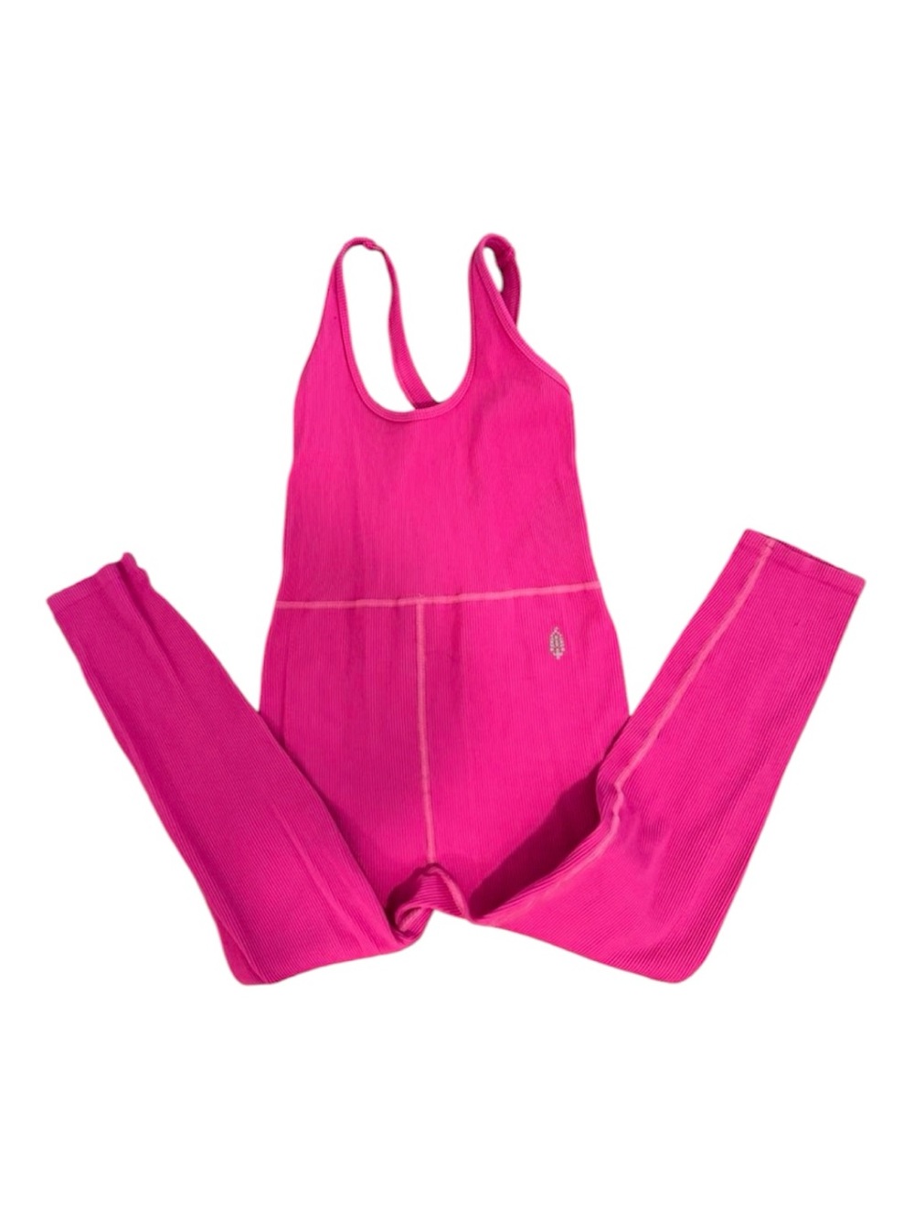 Free People Movement hot pink polyester & elastane bodysuit in XL